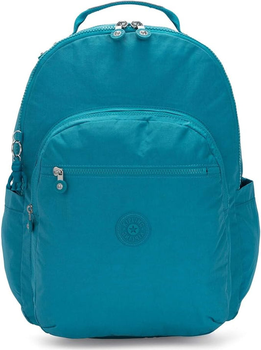 Kipling Women's Seoul 15" Laptop Backpack, Durable, Roomy with Padded Shoulder Straps, Built-In Protective Sleeve