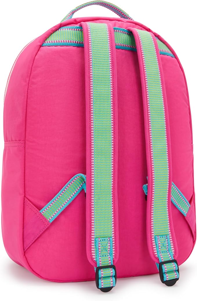 Kipling Women's Seoul 15" Laptop Backpack, Durable, Roomy with Padded Shoulder Straps, Built-In Protective Sleeve