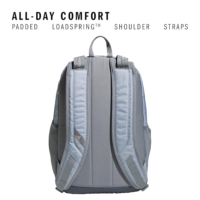 adidas Prime Backpack for Work, Travel Bag for Women and Men with Padded Compartment for Laptop