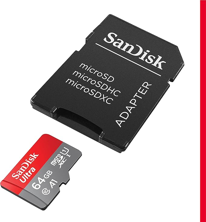 SanDisk 64GB 2-Pack Ultra microSDXC UHS-I Memory Card (2x64GB) with Adapter - SDSQUAB-064G-GN6MT
