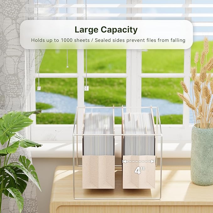 XINGIA Legal Size Hanging File Folders Extra Capacity, 4'' Expansion Pink Filing Folders with Tabs,6 Pack Wheat Straw Reinforced File Organizer,Expandable File Cabinet Organizer for Office School Home