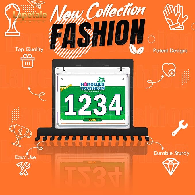 Clear Bib Boards Sleeves Protector for Runners,Race Bib Vinyl Holder,Race Bib Display Vinyl Protector Sheets, Marathon Running Bib Sheet Protector
