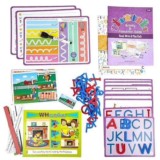 Really Good Stuff Family Engagement Reading - Read, Write and Play Pack - PreK