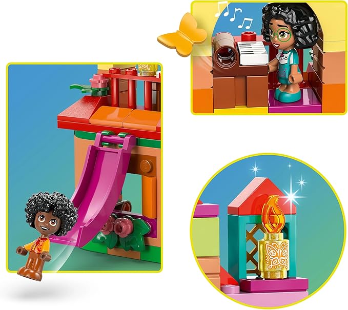 LEGO 43261 Mirabell and Magic House (Mini) Toy, Toy, Birthday Present, Blocks, Educational Girls, Boys, Children, 5, 6, 7, 8 Years, Disney Goods, Pretend Play, Pretend Play
