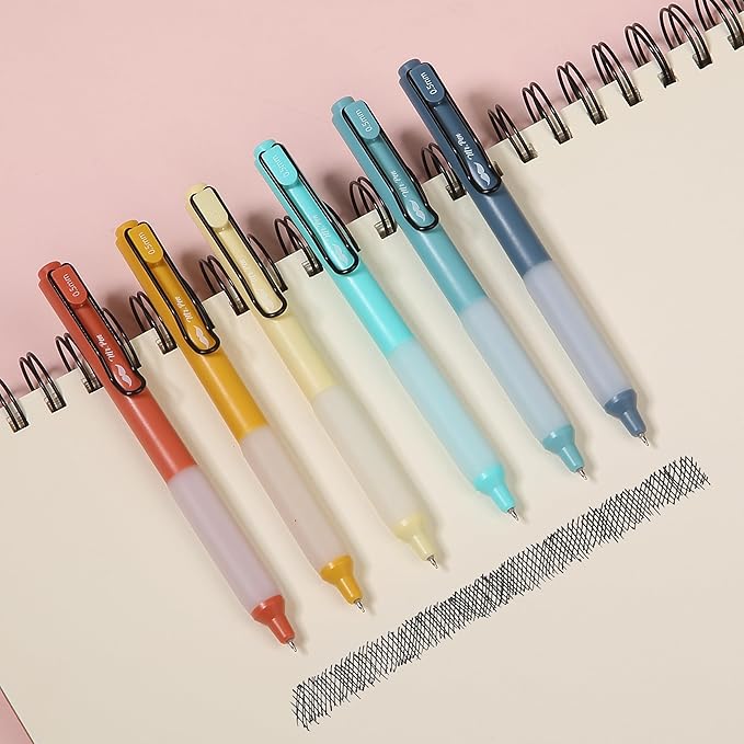 Mr. Pen- Aesthetic Highlighters and Gel Pens, 12 Pack, Assorted Colors, Bible No Bleed, Black Ink, Highlighter for Bibles