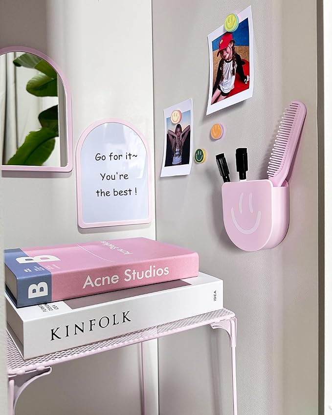 KEYDUACU 10 pcs - Locker Accessories, Locker Decorations including mirrors, whiteboards, magnets and organizing supplies. Ideal for back-to-school essentials and the office (11 Pcs - Purple)
