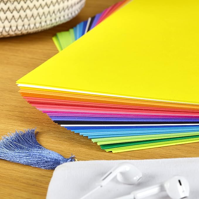 Neenah Paper Astrobrights Color Paper, 8.5” x 11”, 24 lb/89 gsm, Spectrum 25-Color Assortment, 150 Sheets (80933-01)