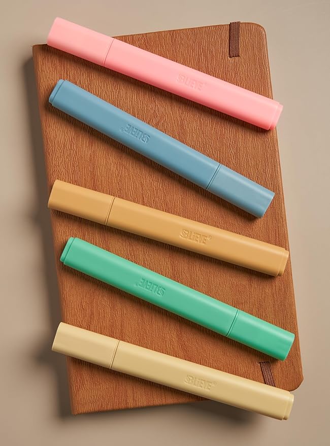 BLIEVE- Aesthetic Highlighters No Bleed Through Assorted Colors, Cute Highlighter For Journaling Office Supplies And Accessories, Bible Highlighters And Pens No Bleed Chisel Tip (VINTAGE)