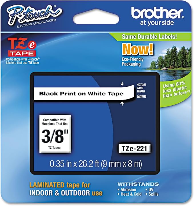 BRTTZE221 - Brother TZ Label Tape Cartridge