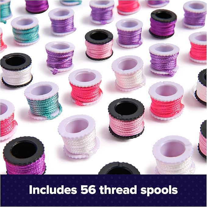 Cool Maker, KumiKreator Bead & Braider Friendship Necklace & Bracelet Making Kit (Packaging May Vary), Gifts & Stocking Stuffers for Girls Ages 8 and up