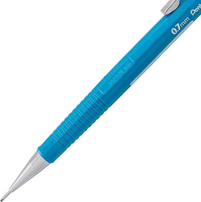 Pentel Sharp Automatic Pencil, (0.7mm), Blue Barrels, Pack of 2 (P207BP2-K6)