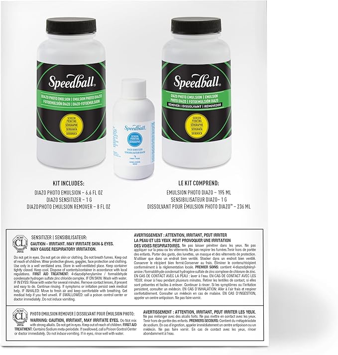 Speedball Art Products Diazo Photo Emulsion Kit for Screen Printing Frames