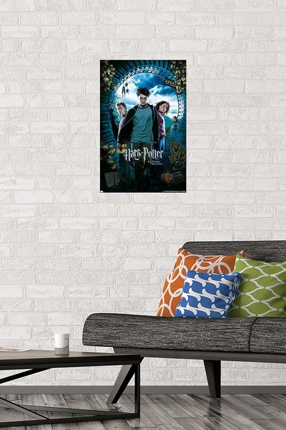 Trends International Harry Potter and the Prisoner of Azkaban - Sky One Sheet Wall Poster, 14.72" x 22.37", Premium Poster & Mount Bundle