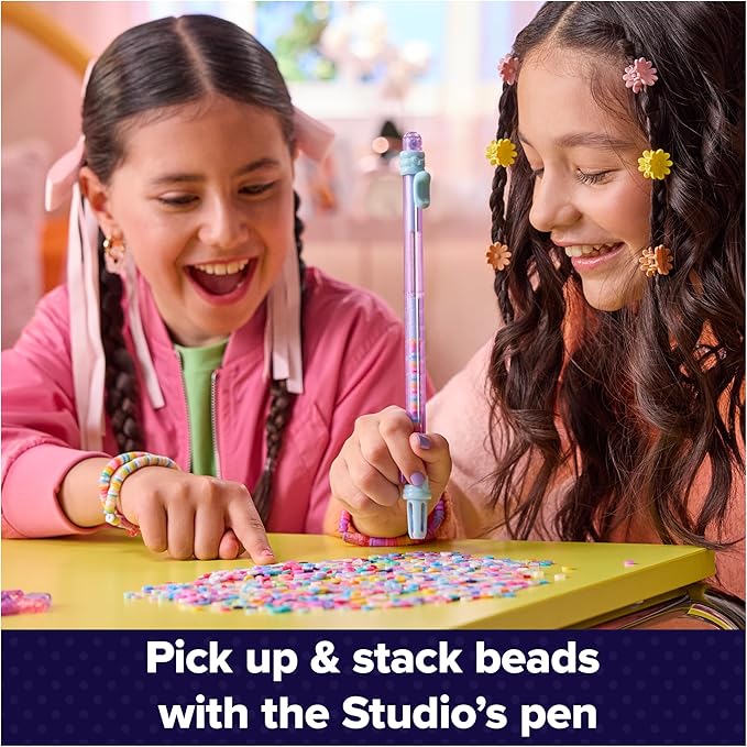 Cool Maker, Stack’d Heishi Expansion Pack Bead Kit, Bracelet Making Kit with Over 1300 Beads for Bracelets, Makes 15, Arts and Crafts Kids Toys for Girls Ages 7 and up