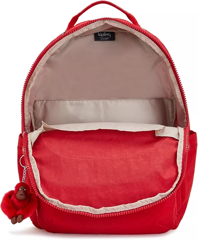 Kipling Women's Seoul 15" Laptop Backpack, Durable, Roomy with Padded Shoulder Straps, Built-In Protective Sleeve