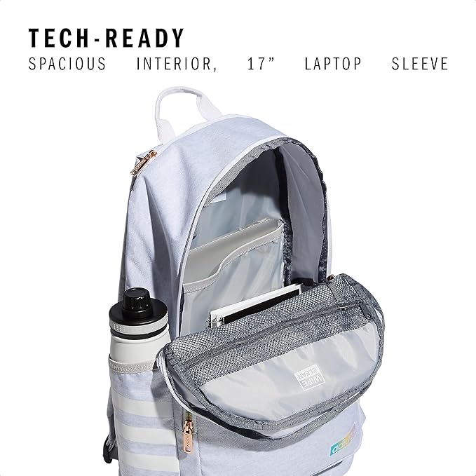 3-Stripe Classic backpack for men and women, bag with laptop sleeve