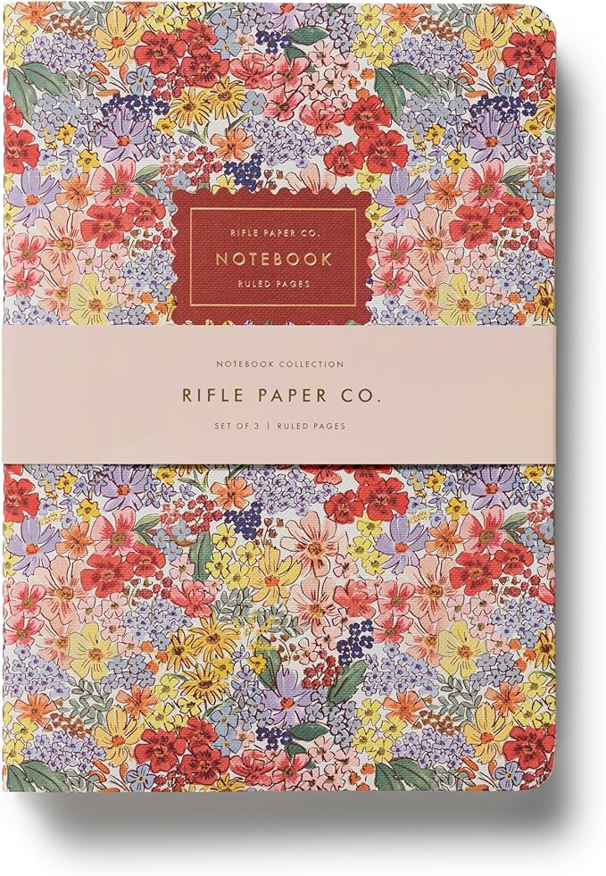 RIFLE PAPER CO. Assorted Set of 3 Mimi Notebooks