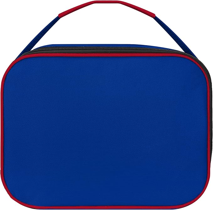 FOCO NBA Unisex-Adult Officially Licensed Wordmark Team Color Big Logo Basketball Zip Closure 7L Lunch Bag - Philadelphia 76ers