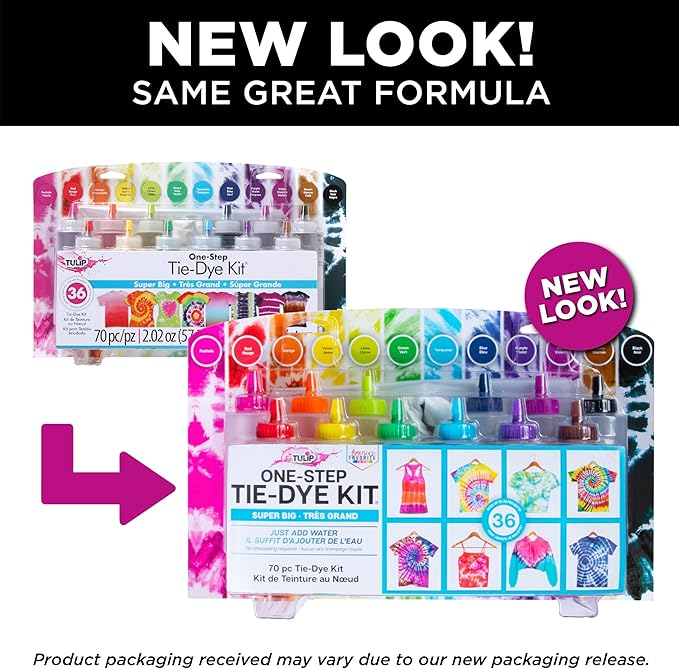 Tulip One Step Tie Dye Kit: Super Big 12 Colors