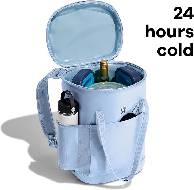Hydro Flask Cooler Backpack - Insulated Portable Soft Cooler - 20 L Capacity in Trillium Pink