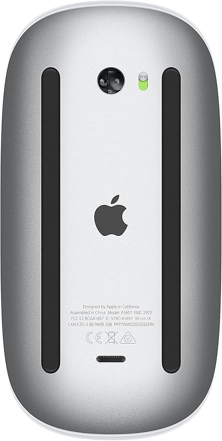 Apple Magic Mouse (Wireless, Rechargable) - Silver (Renewed)