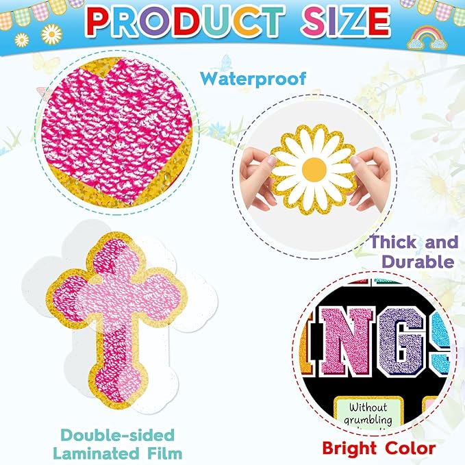 Easter Christian Bulletin Board Decorations Jesus DO All Thing Classroom Bulletin Board Set Religious Motivational Paper Cutouts for Pastel Bible Classroom School Office Home Wall Party Decor Supplies