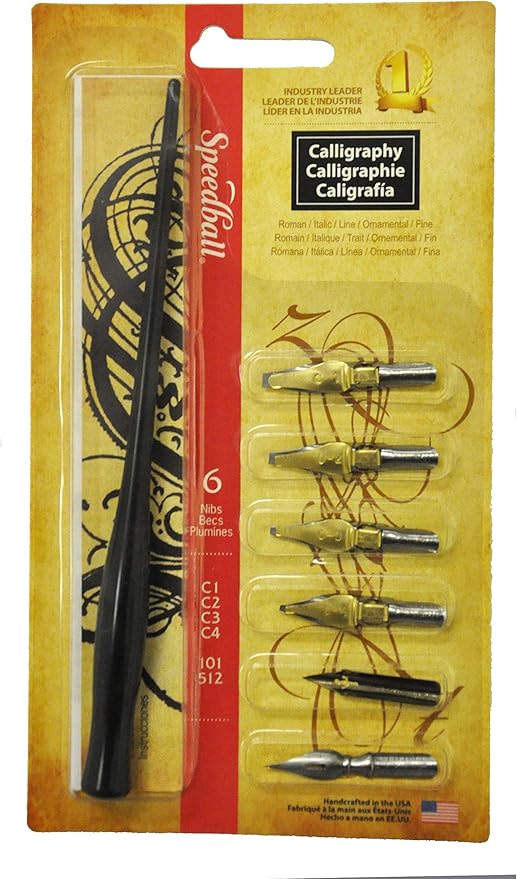 Speedball Basic Calligraphy Set, Set of 7