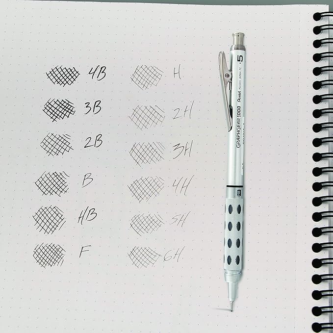 Pentel Super Hi-Polymer Lead Refill, 0.5mm, Fine, 3H, 144 Pieces of Lead (C505-3H)