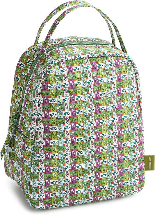 Premium Cotton Lunch Bag, Ribbon Plaid, One Size