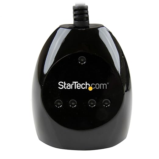 StarTech.com 15m USB 2.0 Active Cable with 4 Port Hub - Long USB Cable with 4 port USB Hub - USB A (M) to 4x USB A (F) - 15m, 50 ft Black, TAA (USB2EXT4P15M)
