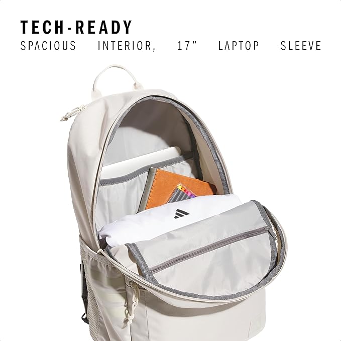 3-Stripe Classic backpack for men and women, bag with laptop sleeve
