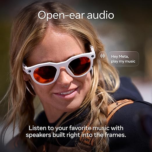 Oakley Meta HSTN, Black | Smart AI Glasses for Men, Women — Performance for Sports, Athletes — Camera, Audio, Video — 8 Hour Battery — 3K HD Resolution — Amethyst Transitions® Lenses