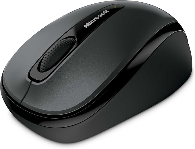 Microsoft Wireless Mobile Mouse 3500 - Loch Ness Gray. Comfortable design, Right/Left Hand Use, Wireless, USB 2.0 with Nano transceiver for PC/Laptop/Desktop, works with for Mac/Windows Computers