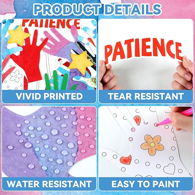 We Can Change The World Bulletin Board Set Student Diversity Bulletin Board Decorations Colorful Handprint Themed Classroom Bulletin Boards Motivational Hands Cutouts School Wall Decor