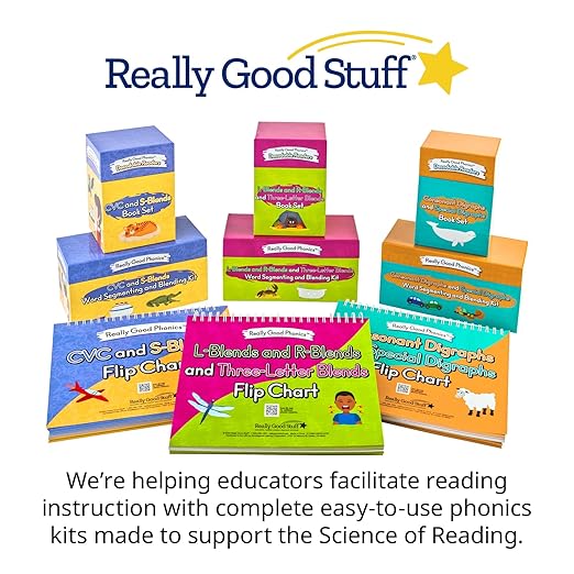 Really Good Phonics Decodable Readers - L- and R-Blends and Three-Letter Blends Book Set - Educational Toys, Reading Games for Kids, Learning Activities, Homeschool & Classroom Must Haves