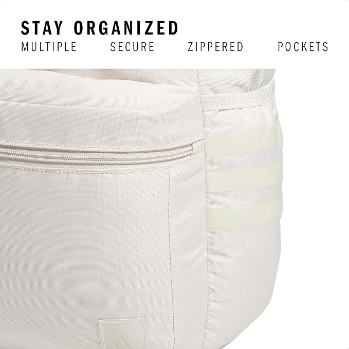 3-Stripe Classic backpack for men and women, bag with laptop sleeve