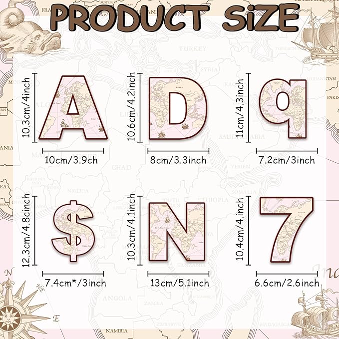 266 Pcs Letters Combo Pack Set Bulletin Board Letters Travel Map Letters and Number Accents for Kids Bulletin Board Display Home School Classroom Decor