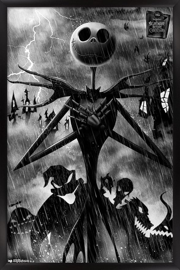 Trends International Wall Poster the Nightmare Before Christmas Shadows, 22.375 x 34
