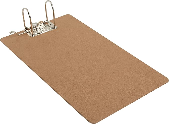 Officemate Recycled Wood Clipboards, Arch Lever Clip, 1 Pack Clipboard, Letter Size (9 x 15.5 Inches), Brown (83120)