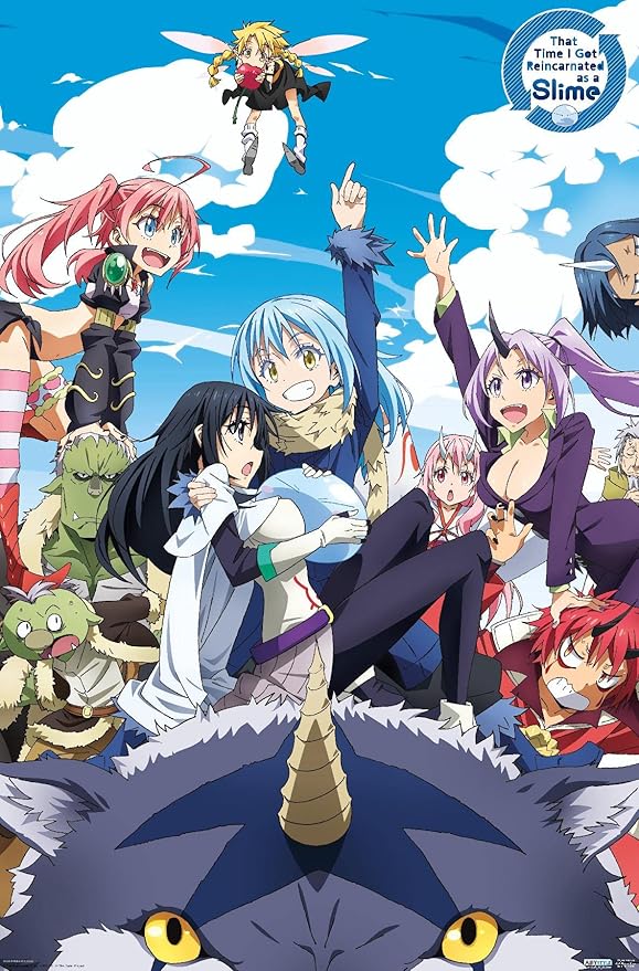 Trends International That Time I Got Reincarnated As A Slime - Group Wall Poster, 22.375" x 34", Premium Unframed Version