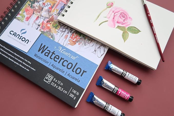 Canson Montval Watercolor Pad 140 lb. Cold Press 9x12"