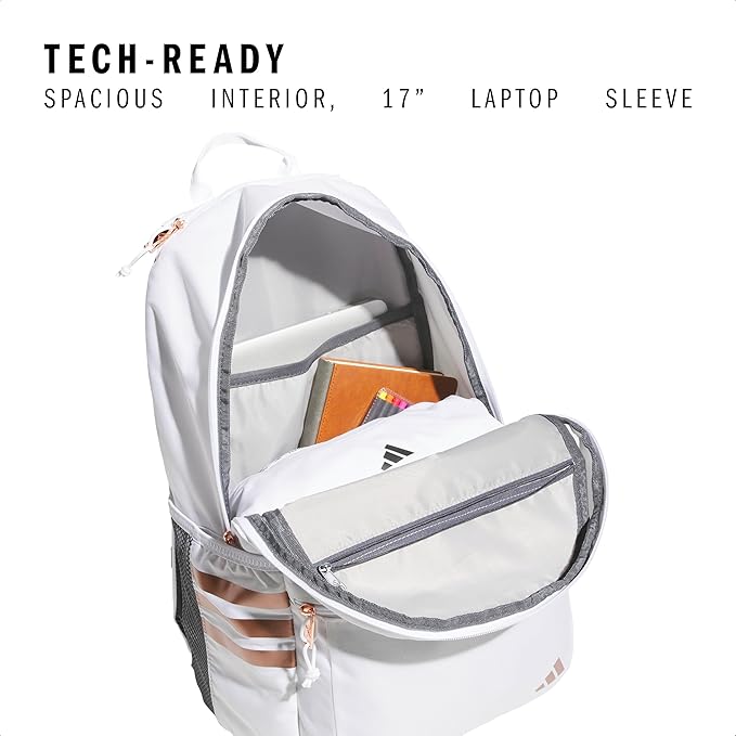 3-Stripe Classic backpack for men and women, bag with laptop sleeve