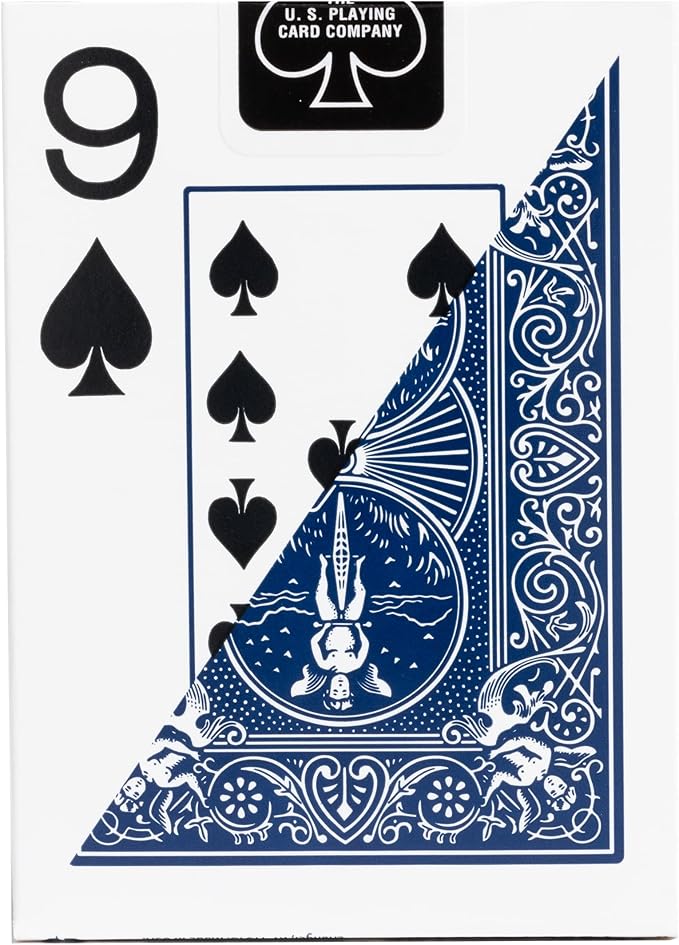 Bicycle Jumbo Pinochle Playing Cards - Large Print Easy to Read Numbers Suits Deck of Cards - Pinochle Deck