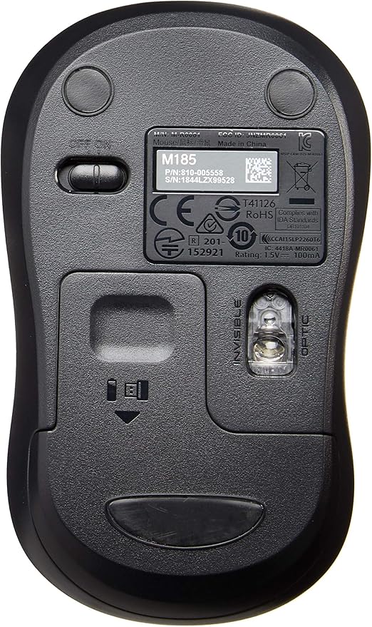 Logitech Wireless Mouse M185 (Swift Grey)