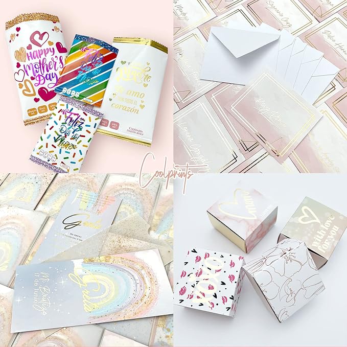 Coolprints Foil for Laminator and Laser Printer, Foil for Toner, Special Colors, Roll of 12.6 Inches x 32.8 Feet (White)