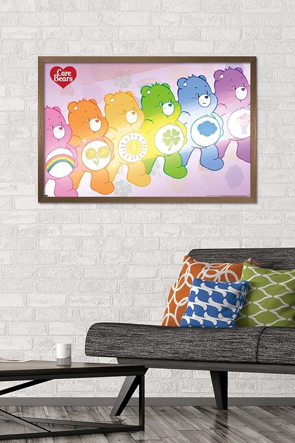 Care Bears - Care Bear Stare Wall Poster, 34L" x 22.4W", Bronze Framed Version