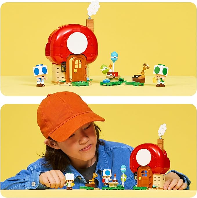 Lego Super Mario Kino House House Birthday Toy Gift Block Boys Girls 7 8 9 Year Old Elementary School Mario Toy Toy Game 72041