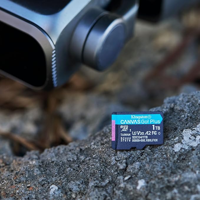 Kingston Canvas Go Plus 128GB microSD Card | Up to 200MB/s | Class 10, UHS-I, U3, V30, A2 | SDCG4/128GB