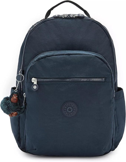 Kipling Women's Seoul 15" Laptop Backpack, Durable, Roomy with Padded Shoulder Straps, Built-In Protective Sleeve