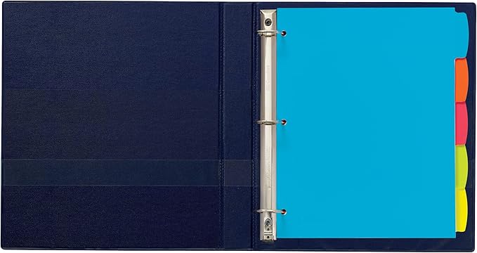 Avery Big Tab Write & Erase Durable Plastic Dividers, 5-Tab Set, Multicolor Brights, 3 Sets (21212) (Pack of 8)